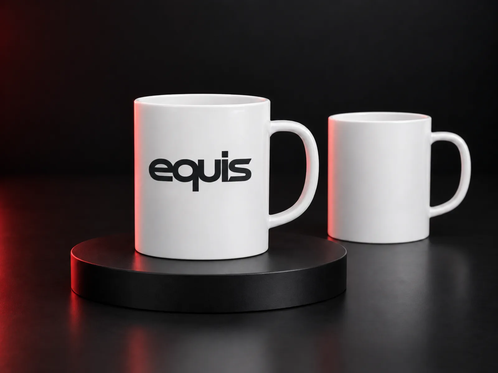 Taza de polímero personalizada con logo de empresa, producción de FOCUS+