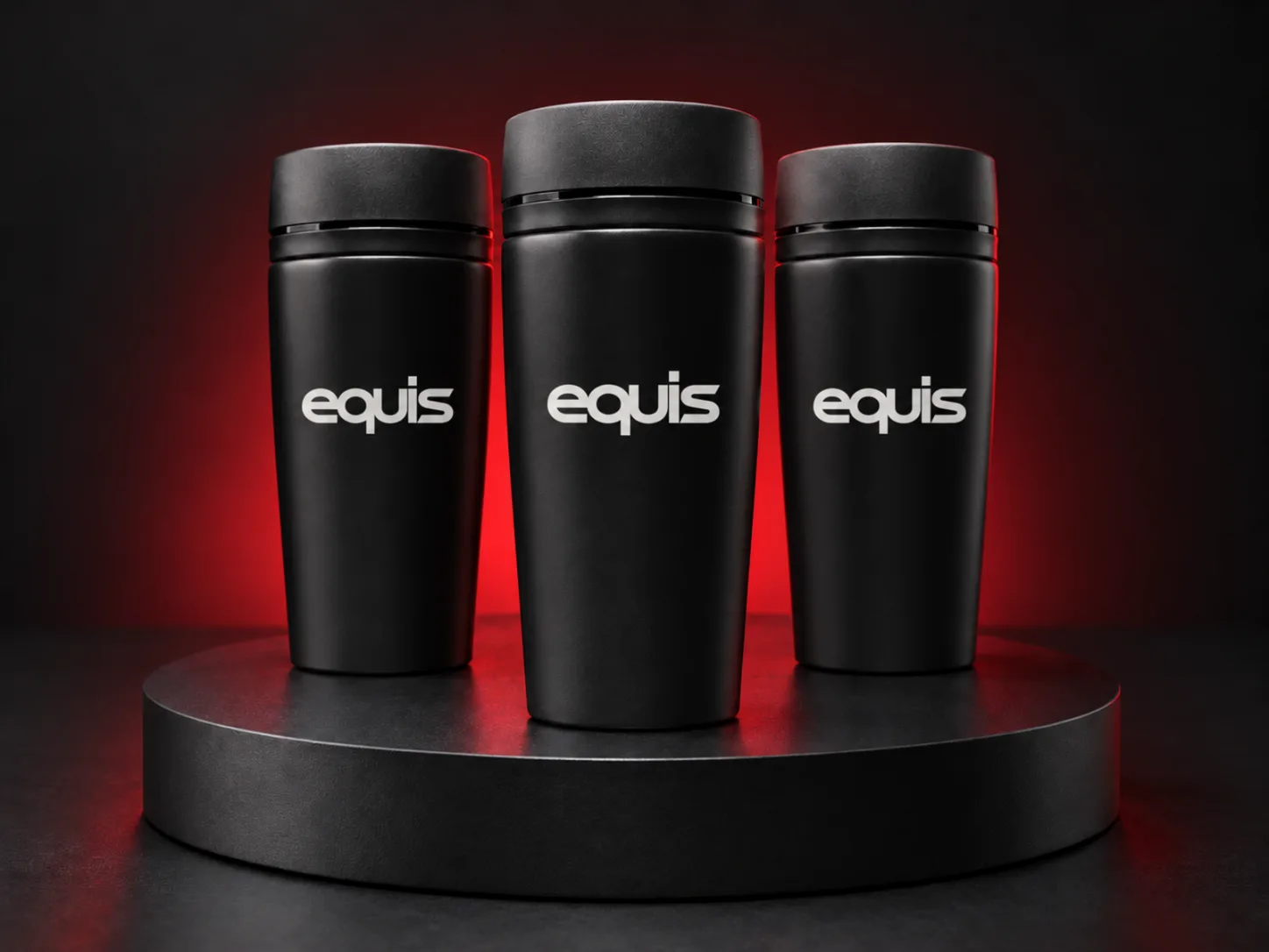 Vaso térmico personalizado con logo de empresa, producción de FOCUS+