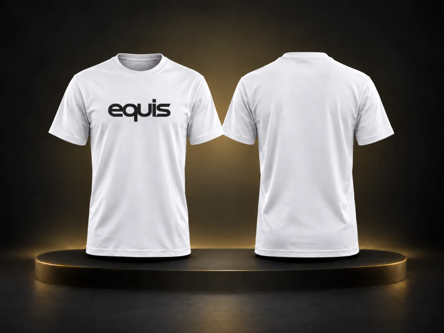 Remera manga corta sublimada personalizada con logo de empresa, producción de FOCUS+